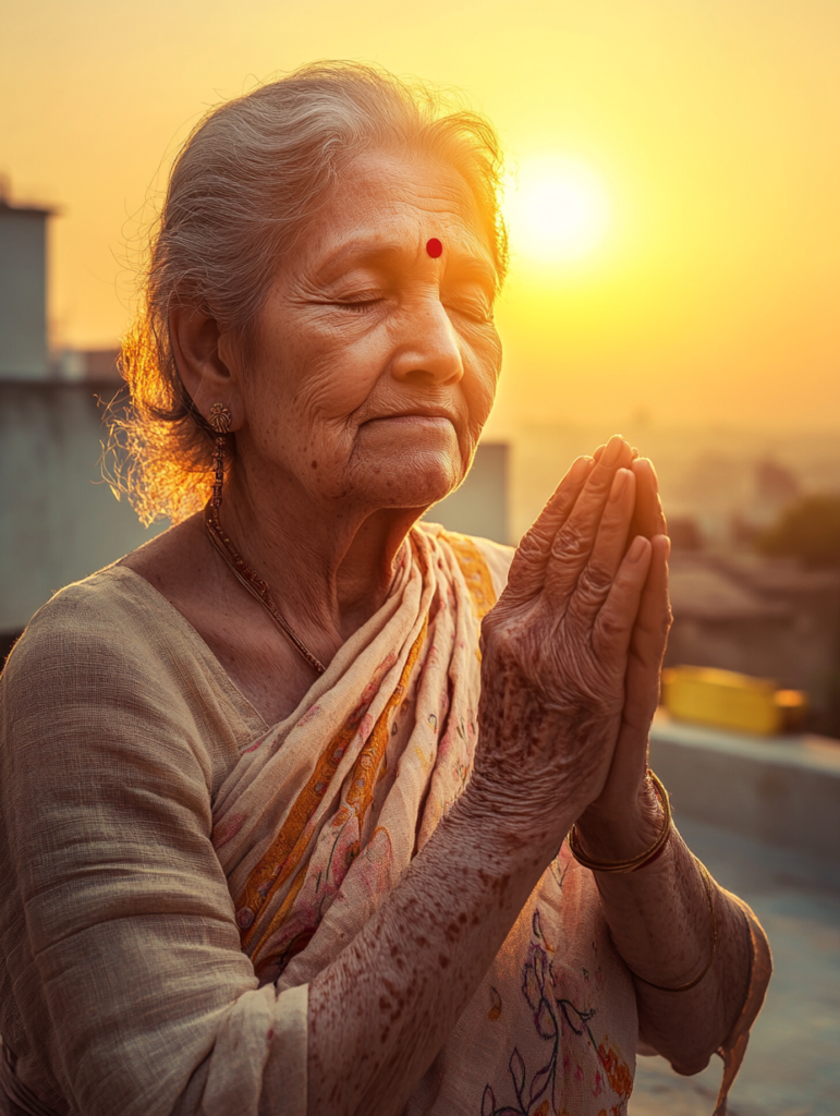 Hindu yoga practice — personal and sacred